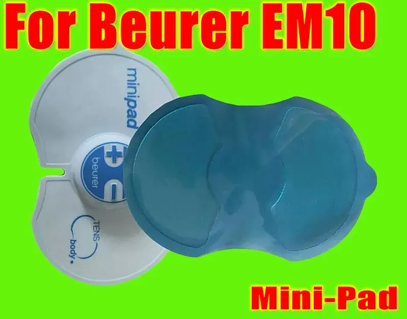 10 paquets Ensemble de remplacement auto-adhésif Mini-pad Gel Pad Feuille de feuilles pour Beurer EM10 EMS Stimulation électrique