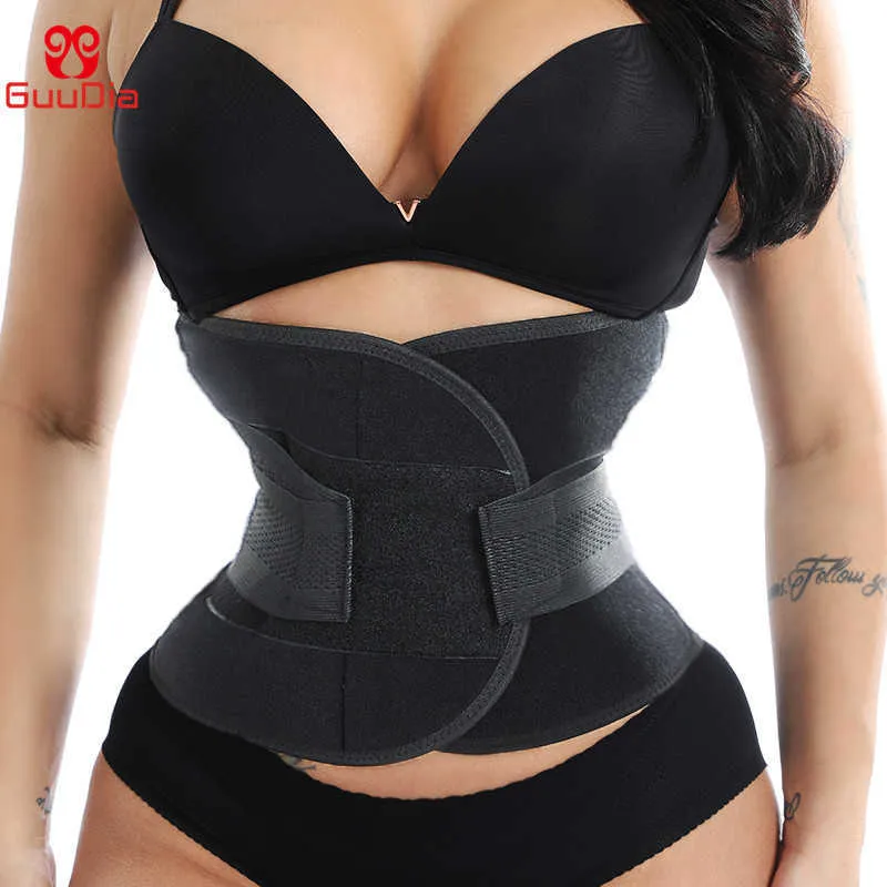 Guudia Waist Trener Pas Dla Kobiet Regulowany Cincher Trimmer Odchudzanie Ciała Belt dla treningu Fitness Sports Has Hasło X0713