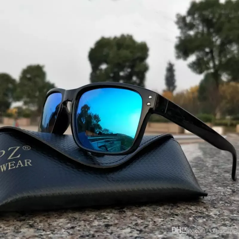 DPZ – lunettes De soleil classiques surdimensionnées pour femmes et hommes, polarisées De sport De styliste, Vintage VR46 Gafas De Sol, 9244