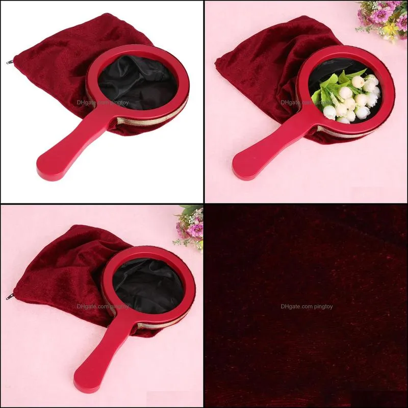 Magic Tricks Change Bag Make Things Appear or Disappear Beginner Magic Trick Props Close Up Magic Red Universal Bag