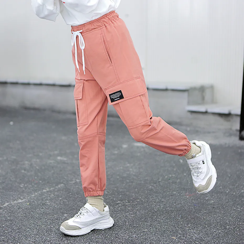 Girls pants with pockets top