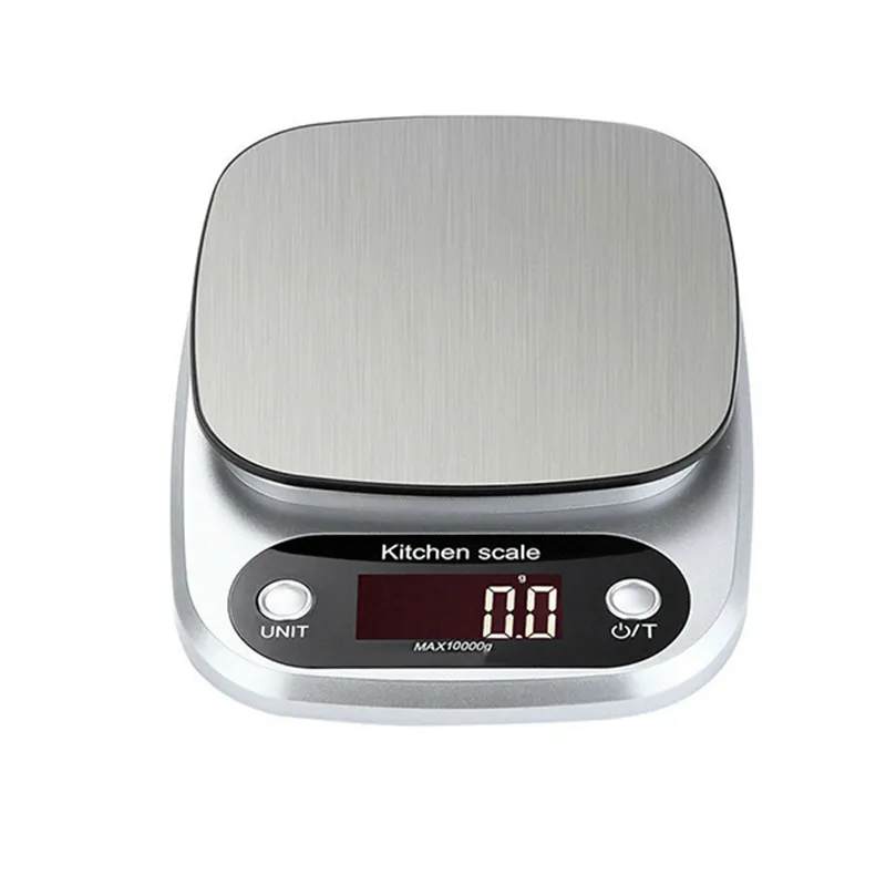 Portátil 3Kg / 5Kg / 10Kg LCD Mini Balanzas digitales electrónicas Estuche de bolsillo Postal Cocina Joyería Peso Té Hornear Balanza Balanza Hogar HY0082