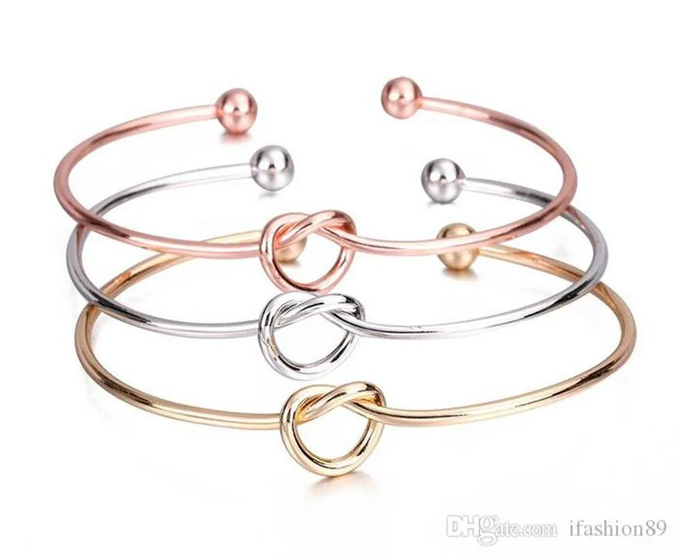 Pulseira de Vento Simples Personalizada com Nó Pulseira de Gravata para Mulheres Meninas Baratas Atacado