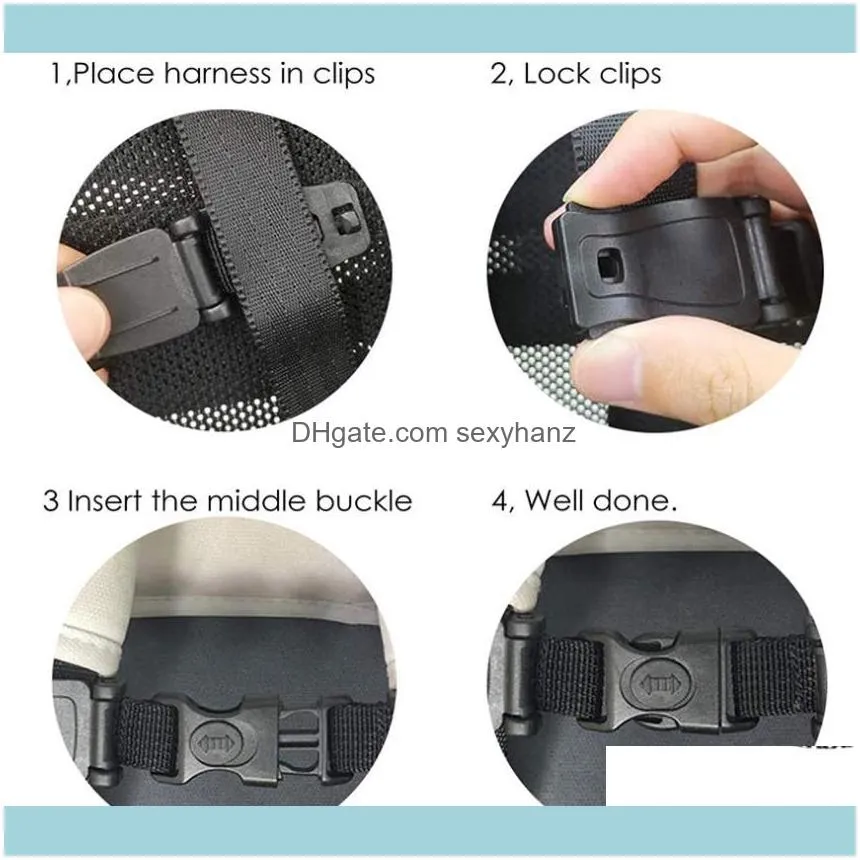 Car Baby Safety Seat Strap Belt Durable Harness Chest Clip Safe Buckle for Kids Children Accessories