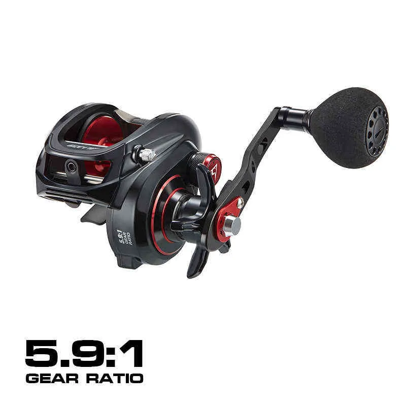 VGEBY Moulinet de Pêche, Affichage Numérique LCD Baitcasting Reel Maximum Drag 18KG Electric