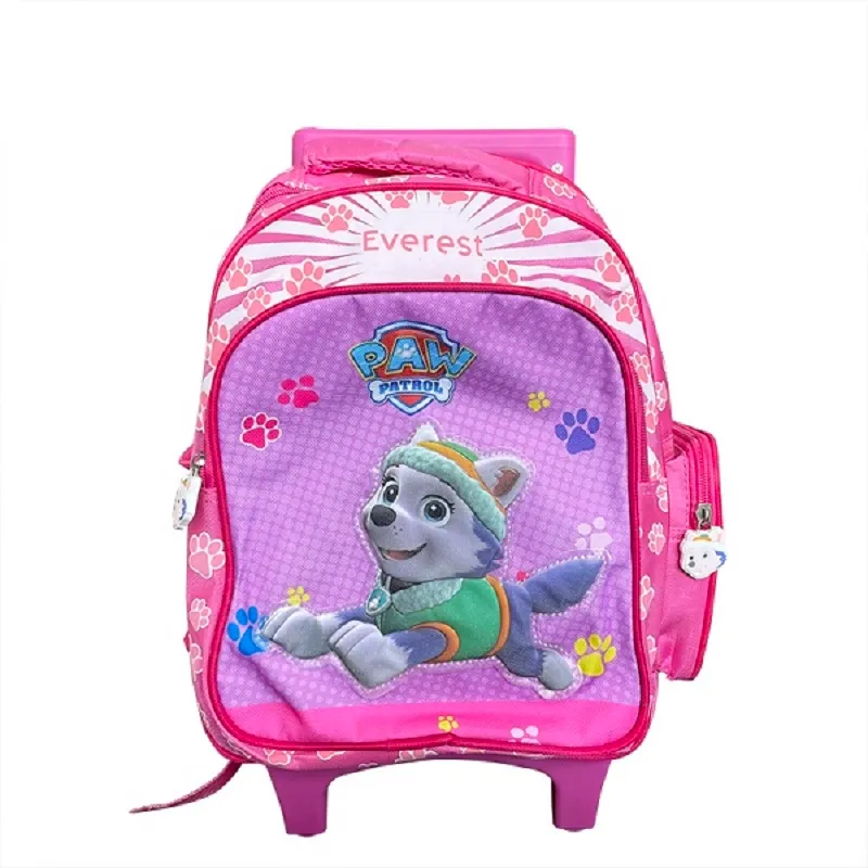 Hot-selling practical and convenient children`s 13-inch trolley schoolbag cute cartoon pattern children`s schoolbag designed for children