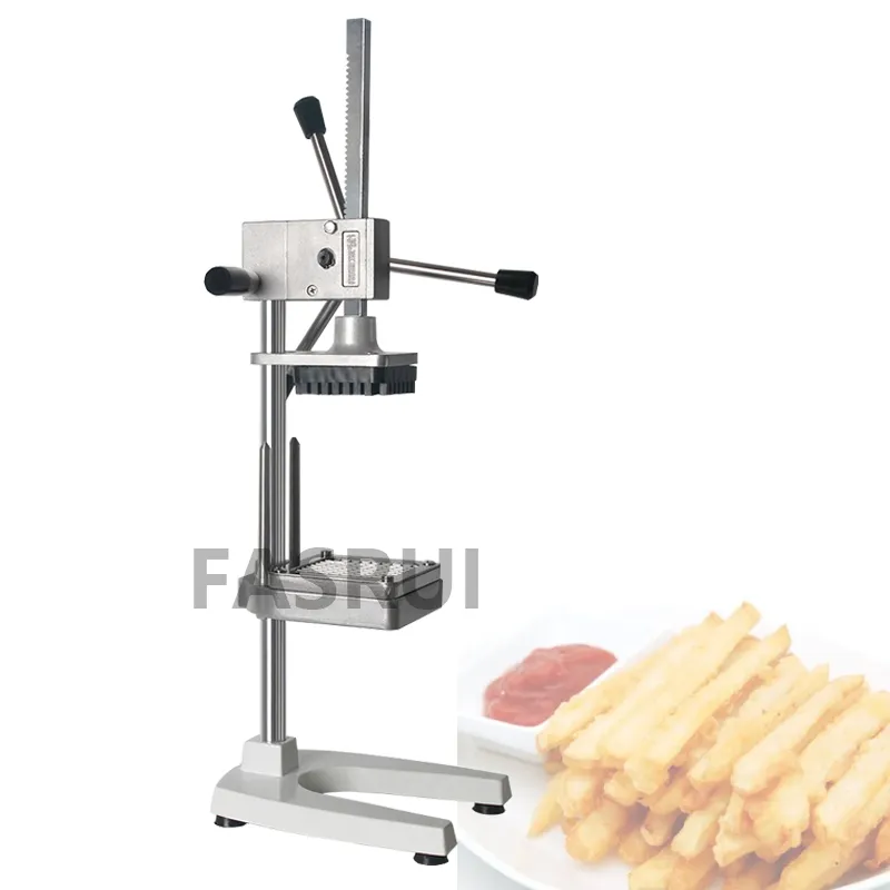 Pionowe Cutter Cutter Potatos Marchewkowy Maszyna do rozdrabniarki French Fries Cutters Warzywa Owoce