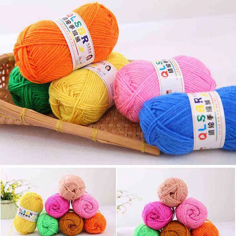 50g Polish Acrylic Wool Blend For Knitting And Crochet Trapillo Para Tejer  Encajes Y Puntillas Y211129 From Mengqiqi05, $3.44