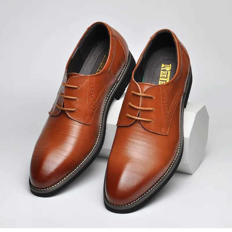 Hakiki Deri Erkek Elbise Ayakkabı Erkekler Için Yüksek Kalite Oxford Ayakkabı, İş Erkek Ayakkabı, Marka Erkekler Düğün Ayakkabı