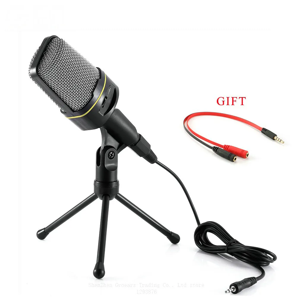 SF 920 Компьютерный Микрофон Pofessional 3.5mm Wired Handheld Microphone С  Подставкой Для Телефона Запись PC Chat MSN Skype От 1 531 руб. | DHgate