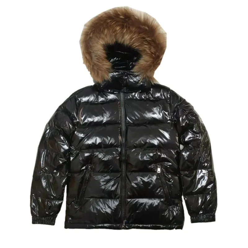 Save Big on Bulk Raccoon Fur Collar Leather Jacket Womens Jacket Man Down  Jackets Top Quality Puffer Jacket Real Raccoon Hair Collar Coats Winter  Coat