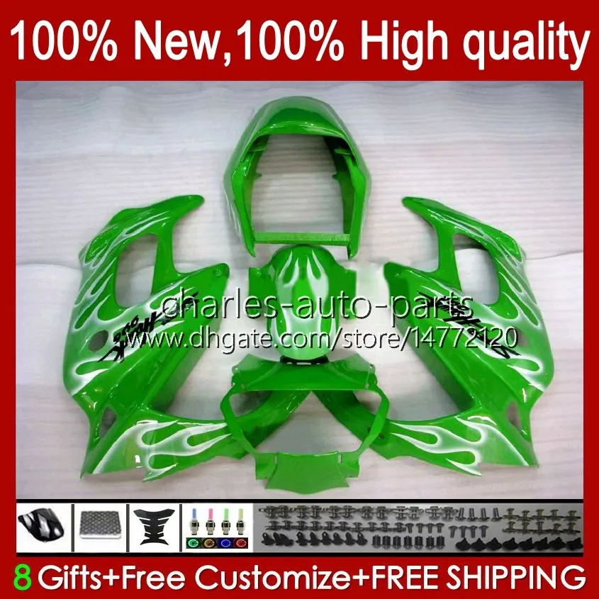 Body OEM For HONDA VTR1000F SuperHawk 97-05 51No.194 VTR 1000 VTR1000 F 1000F Green&flames 97 98 99 00 2001 2002 2003 2005 VTR-1000F 1997 1998 1999 2000 01 02 03 05 Fairing