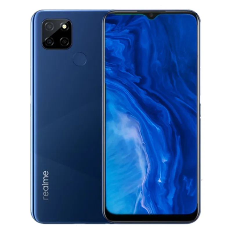 Originele Realme Q2i 5G Mobiele Telefoon 4GB RAM 128 GB ROM MTK 720 Android 6.5 "Full-screen LCD 13MP 5000 MAH Vingerafdruk ID Smart Mobiele Telefoon