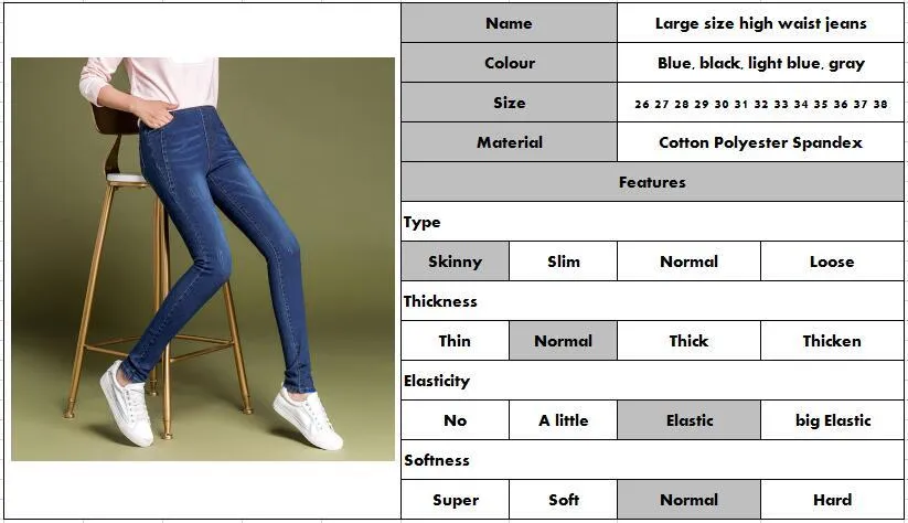 Ultra Stretch Jeans (High-Rise)