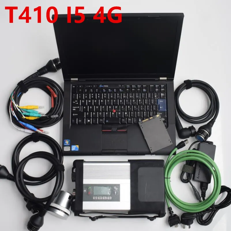 V2023.09 xentry/ewa en 360 go SSD pour MB Star C5 pour MB outil de diagnostic professionnel C5 SD + T410 ordinateur portable i5 4g prêt à l'emploi