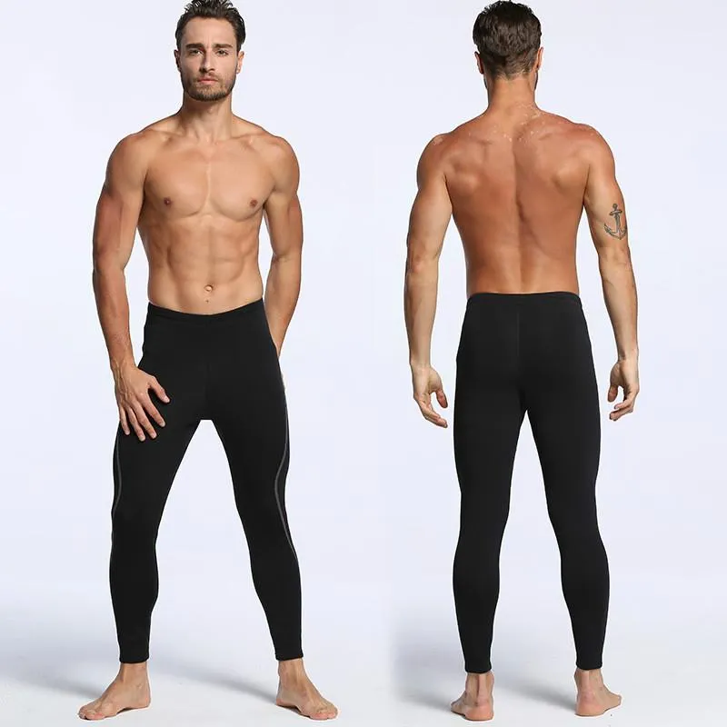 Pantalon de plongée en néoprène Super extensible pour hommes, 2mm, chaud, pour plongée en apnée, planche à voile, maillot de bain