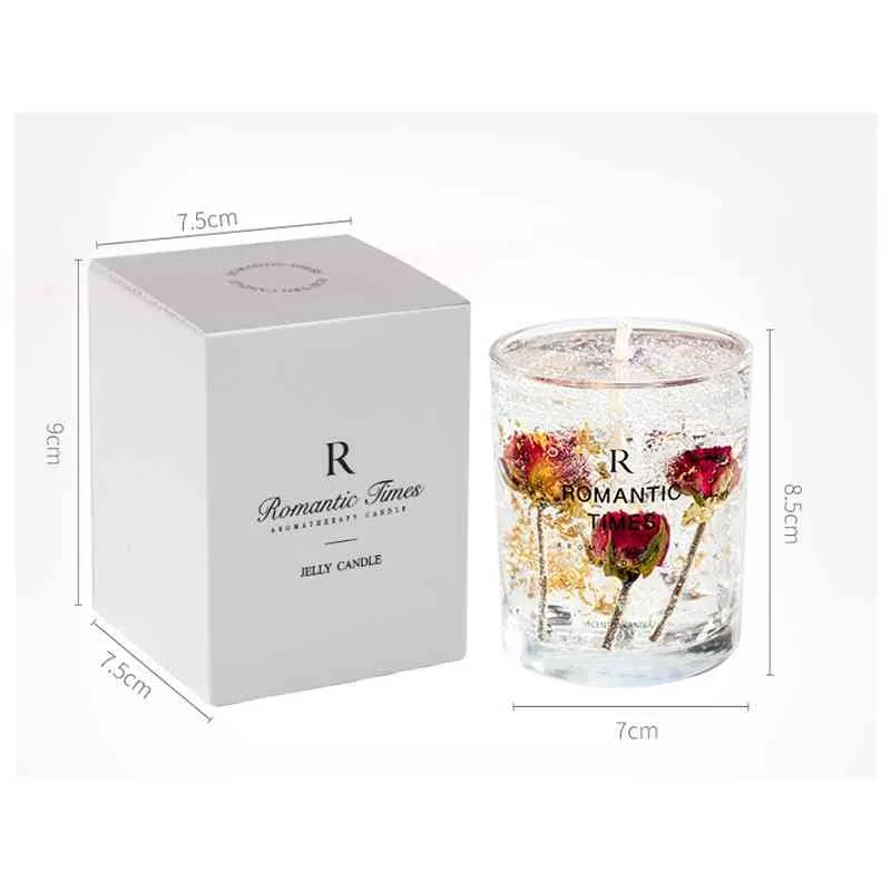 Clear Transparent Gel Candle Wax Home Decoration In Glass Aromatherapy Thymes  Candles Scented Fragrance Vanilla From Homedod, $46.69