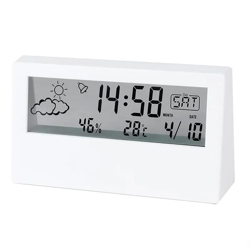 Other Clocks & Accessories Digital Alarm Clock,4.7 Inch Screen With Time/Date/Temperature Display,Easy Snooze Function,Sleep Timer,12/24Hr