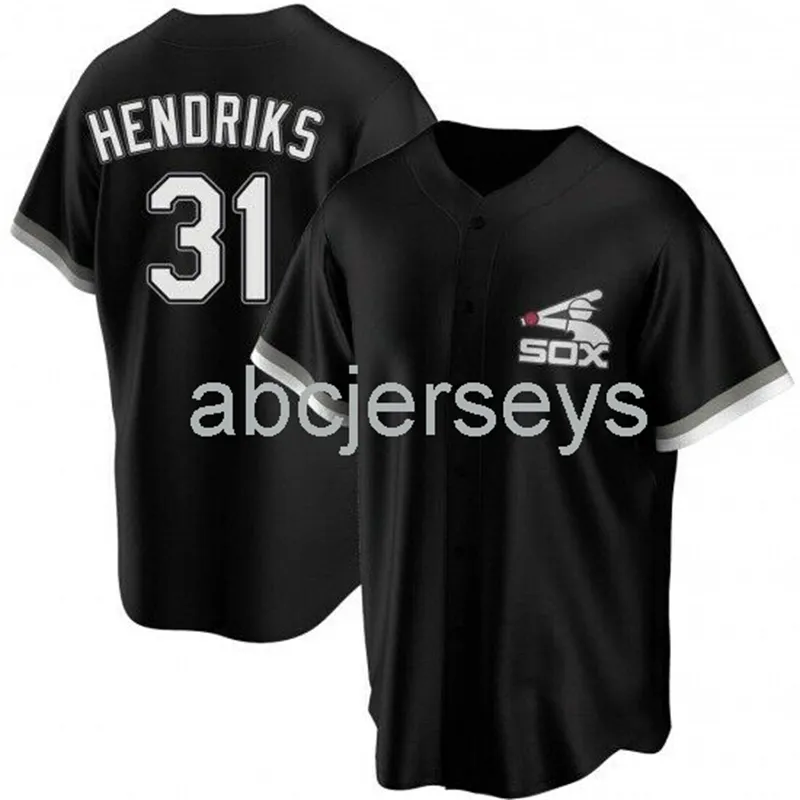 Maglia da baseball personalizzata cucita Liam Hendriks # 31 Black Ver2 XS-6XL