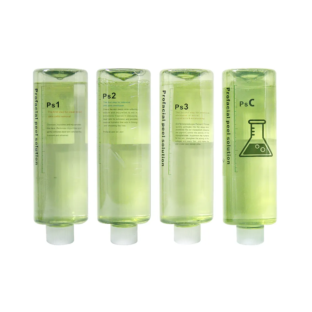 Korean hydra machine using Ps1 Ps2 Ps3 PsC 500ml facial serum bottle aqua peel solution