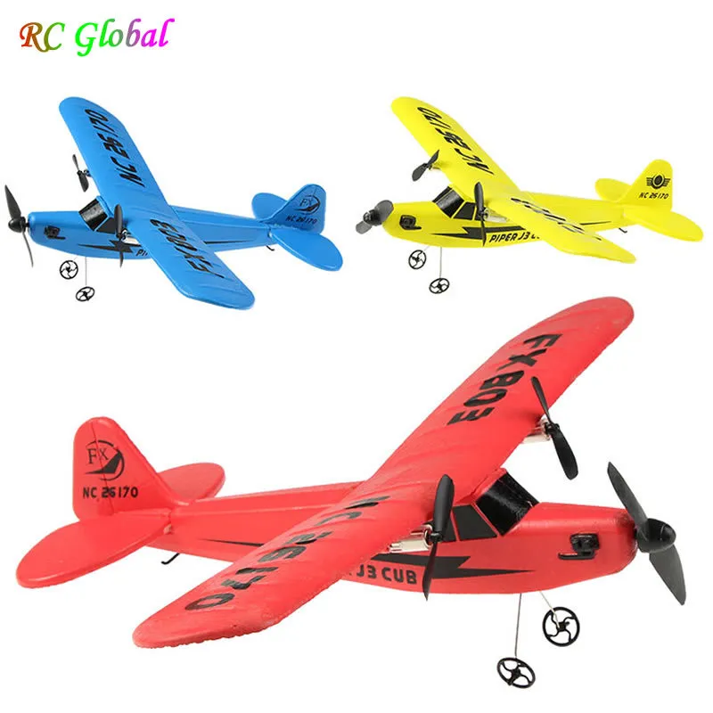 Meilleur avion électrique télécommande avions RTF Kit EPP mousse 2.4G contrôleur 150 mètres distance de vol avion Global Hot Toy