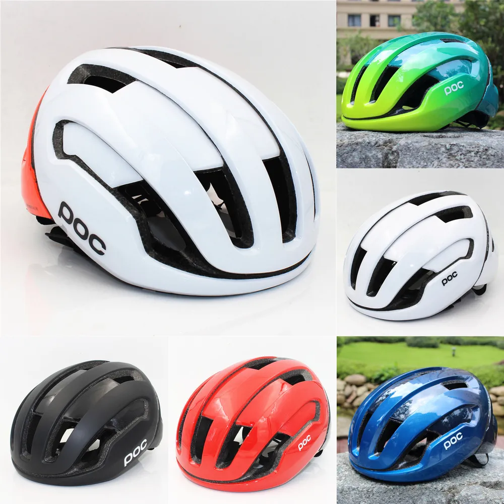 POC New Raceday omne air spin Capacete de estrada Ciclismo Eps Masculino Feminino Ultraleve Mountain Bike Conforto Segurança Óculos de bicicleta P0824