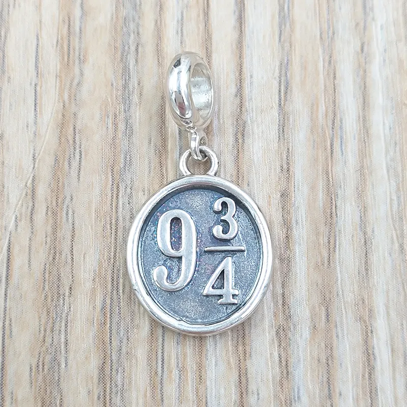 Hot charms jewelry making supplies Hary Poter Platform 9 3/4 style Sterling sier couples bracelets for women men girl boys sets ba_voghion.com
