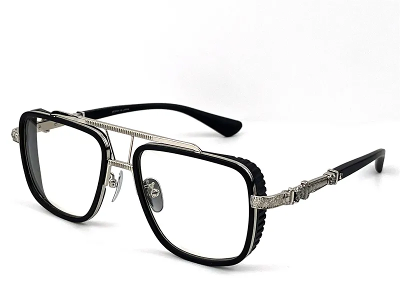 Ny design Retro Optical Glasses Square Frame Pushin Rod II med ögonmask Tung industri Motorcykeljacka Style Toppkvalitet