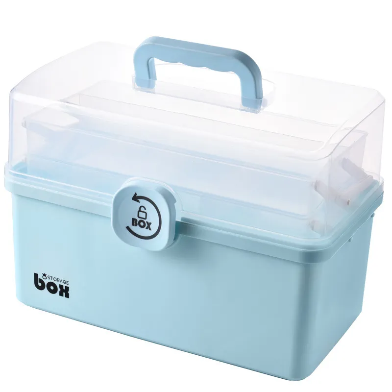 3 Layers Plastic Storage Box Medical Box Organizer Multi Functional  Portable Medicine Cabinet Family Emergency Kit Box Dropship1 210315 From  8,08 €