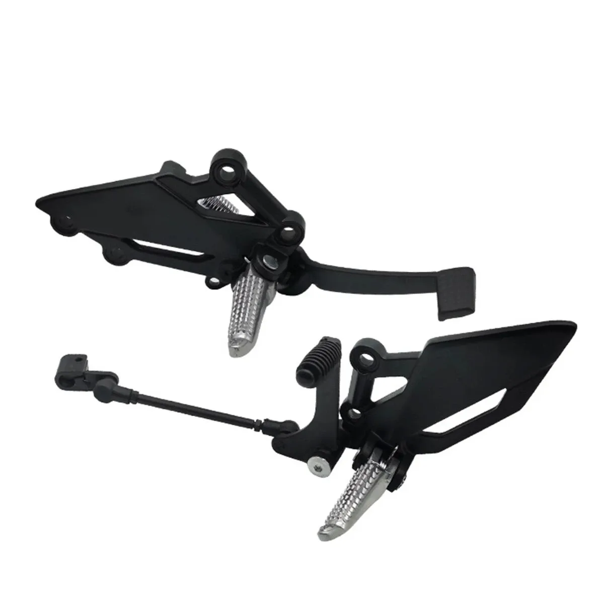 GIDIBII Motorcycle Gear Shifter Pad – Rubber Footrest Peg Cover, Universal Fit, Pre-Drilled, Left Side