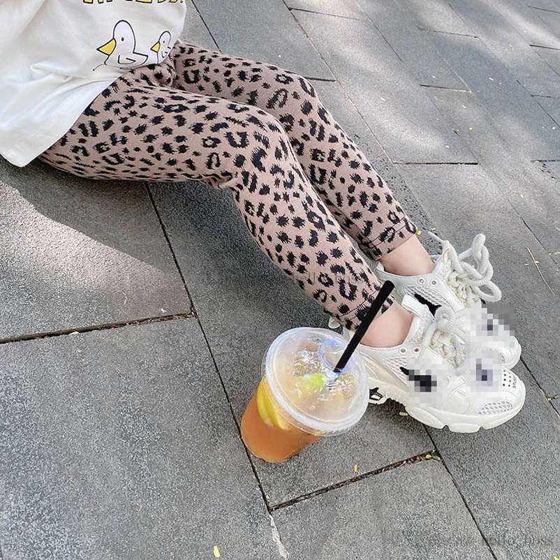 Leopard Print Cotton Leopard Print Leggings For Girls Spring Autumn Trousers For Kids Sizes 2 6Y From Fjrose 12.07 DHgate.Com