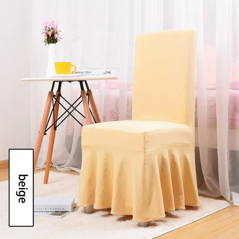Chair Covers El Wedding Banquet Cover Advertising White Meeting Restaurant Solid Color Table And