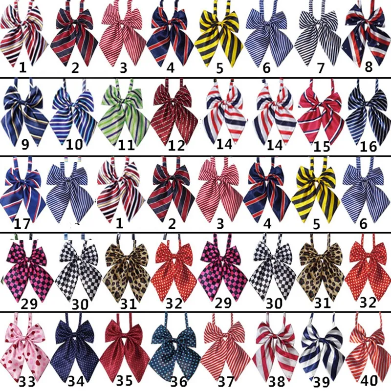 200pc/lot Dog Apparel New Colorful Handmade Adjustable puppy Pet butterfly Bow Ties Neckties Grooming Supplies L02