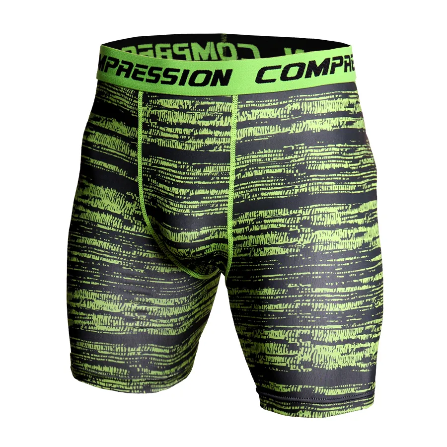 Skinny Men's Sports Gym Gym Desgaste Sob Camada Base Calções Calças Atletismo Fitness Bodybuilding Bottom C0222