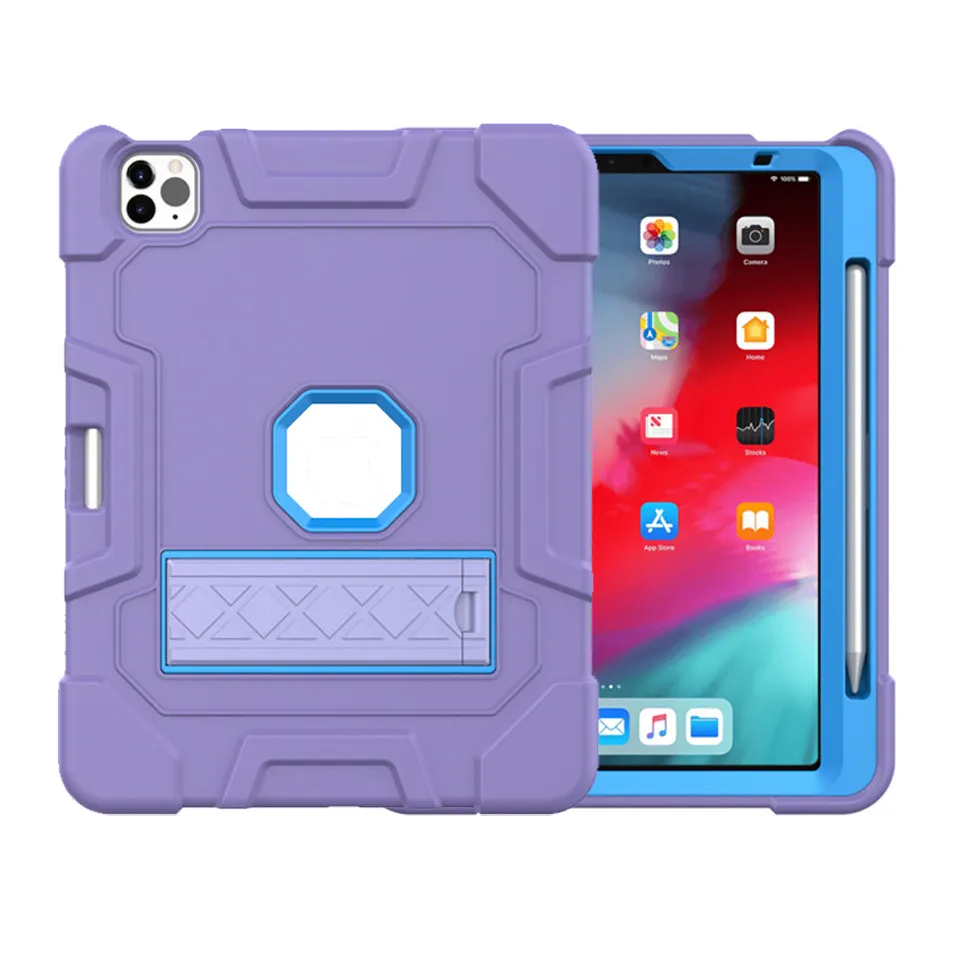 Dla iPad AIR 4 10.9 Calowy Tablet Case Universal Pro 11 "Ipad9 Kids Silikonowy obrońca z pióra Stylus Osłona ochronna