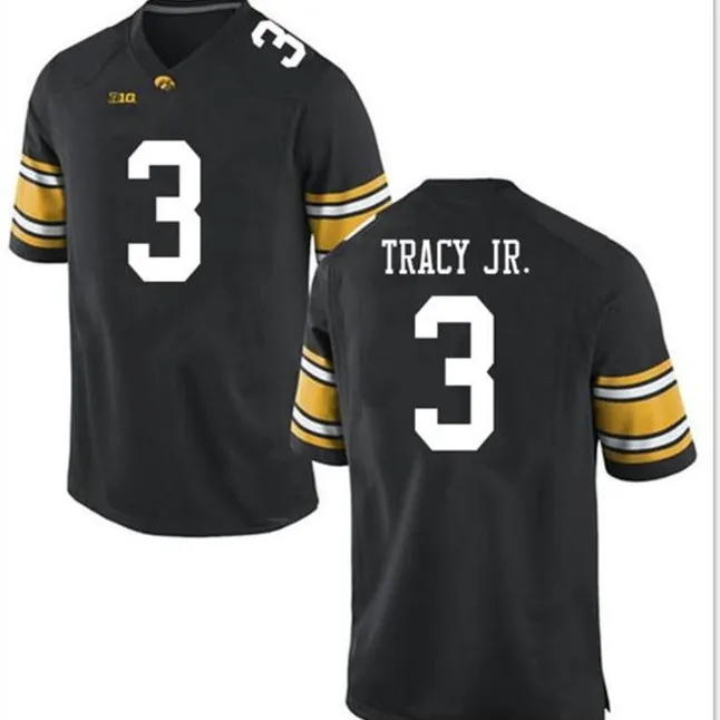 Goodjob Men Youth women Iowa Hawkeyes #3 Tyrone Tracy Jr Football Jersey size s-5XL or custom any name or number jersey