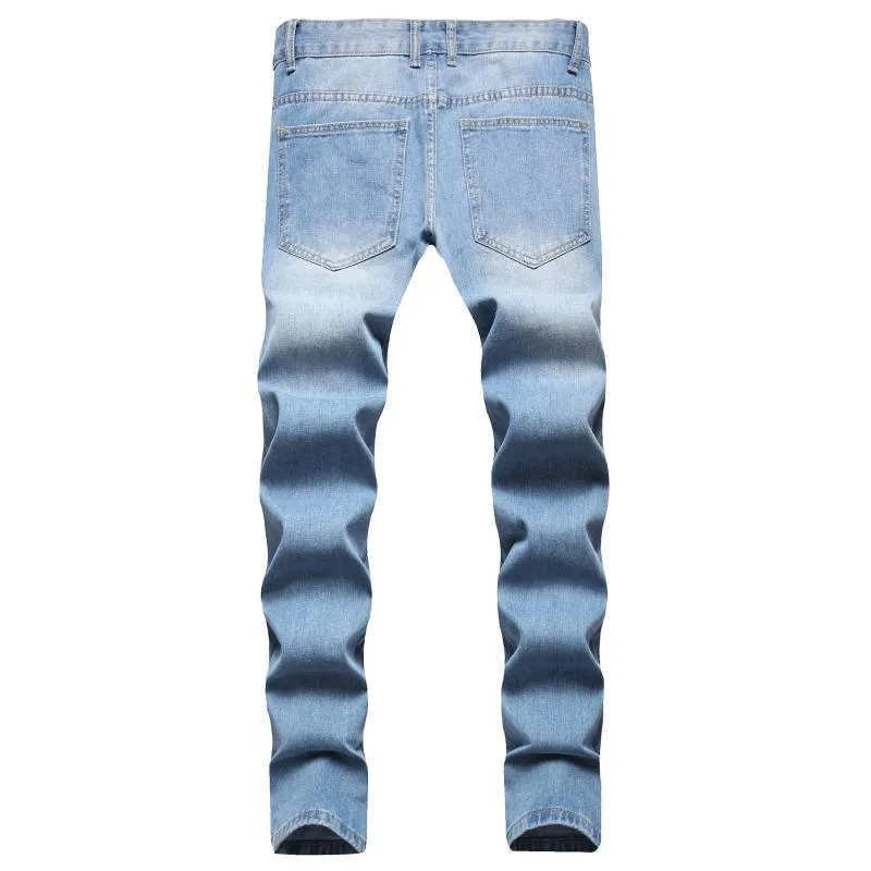 8大特典付 メンズジーンズの非ストレッチストレートレッグパンツがきついステッチ高品質のズボンストリートヒップホップの男性 限定特典付 Apparel Men S Clothing Www Gancondesa Com