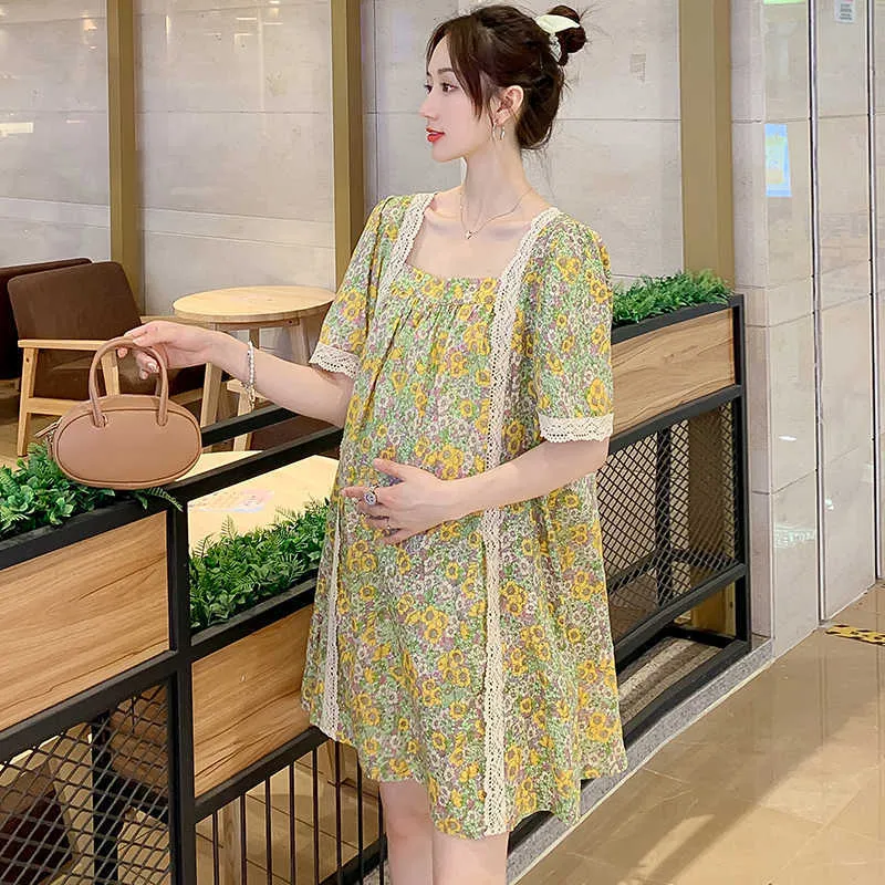 knee length dresses for ladies Comfy and Chic Knee Length Fit Maternity Dress | Half Sleeve