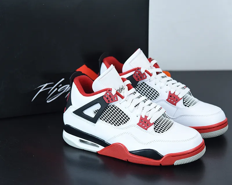 Top Quality Fire Red Jumpman 4 4s shoe Mens Basketball Shoes Fashion Outdoor Sneakers