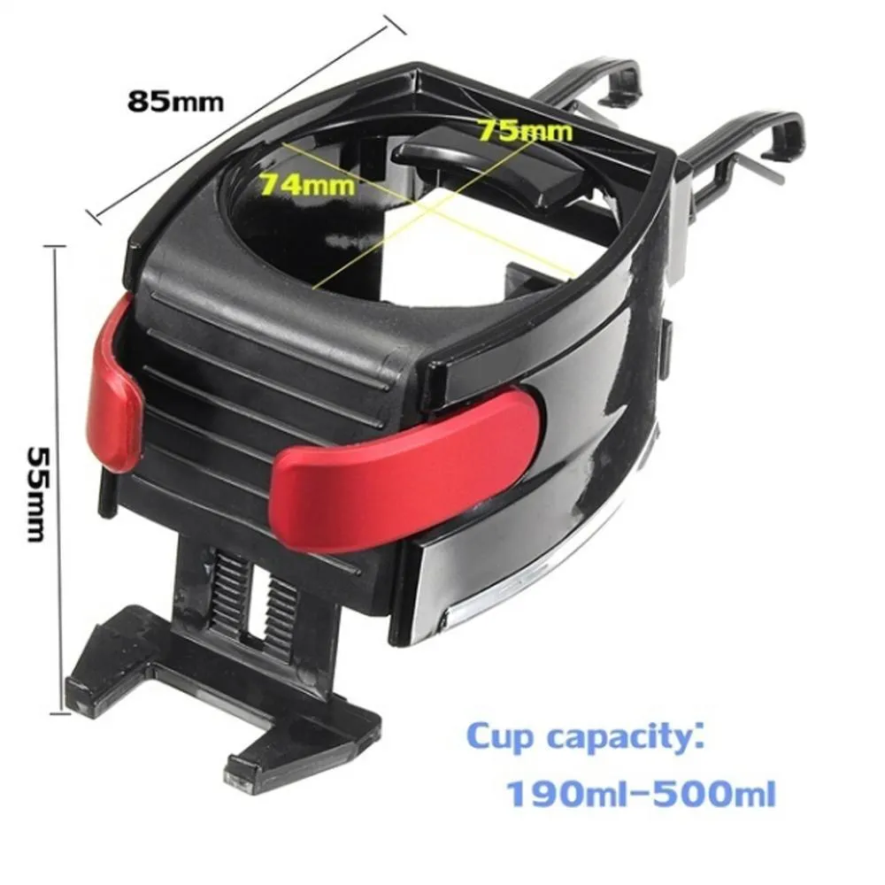 Universal 2 In 1 Vw Golf Cup Holder Holder With Air Vent Phone Mount And Drink Bottle Bracket