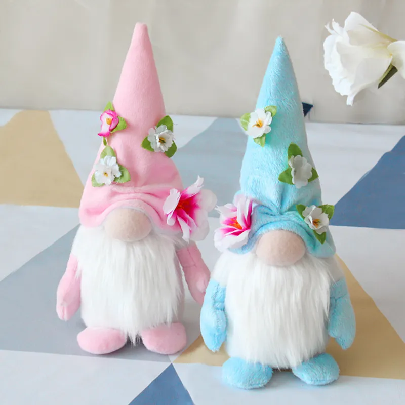 Valentine Day Gnomes Handgemaakte Zweedse Tomte Lente Moederdag Bruiloft Feest Faceless Toys Decoratie