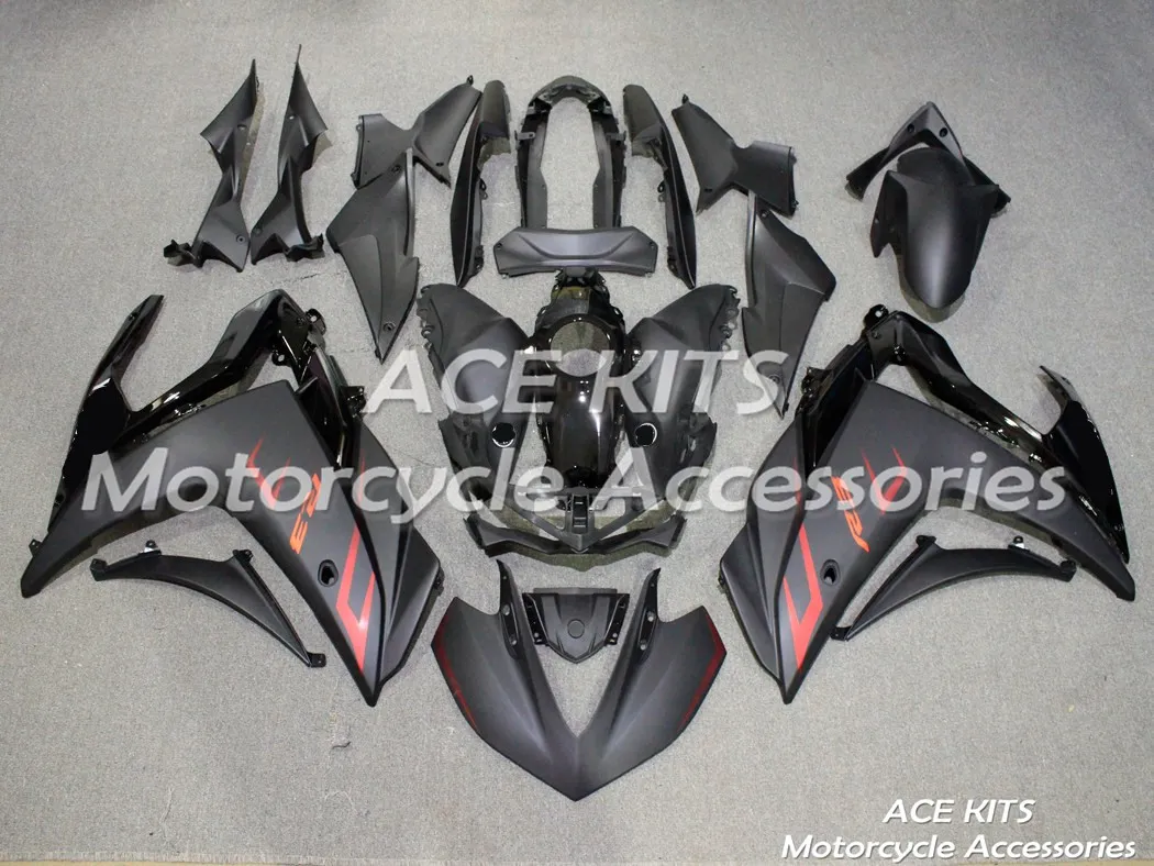 Ace Kits 100% ABS Fairing Motorcykel Fairings för Yamaha R25 R3 15 16 17 18 år En mängd färg nr.1608