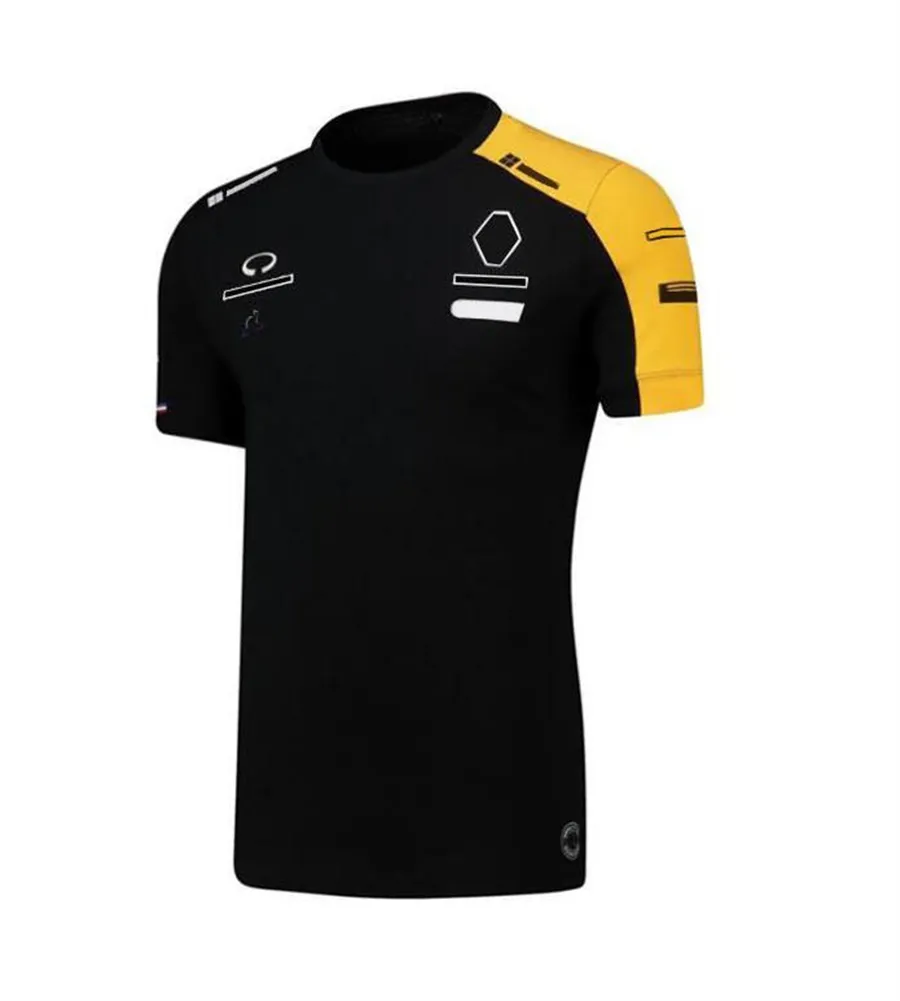 2021 F1 gezamenlijk op maat gemaakt race-T-shirt met korte mouwen teamauto-logo eersteklas vergelijking snel droog ademend race-top korte slee3003