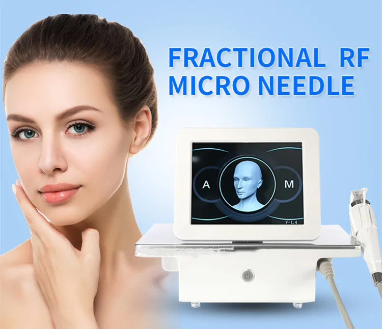 CE ROHS 승인 전문 휴대용 RF 분수 Microneedle 기계 무선 주파수 피부 회춘 단단히 주름 제거 얼굴 리프트