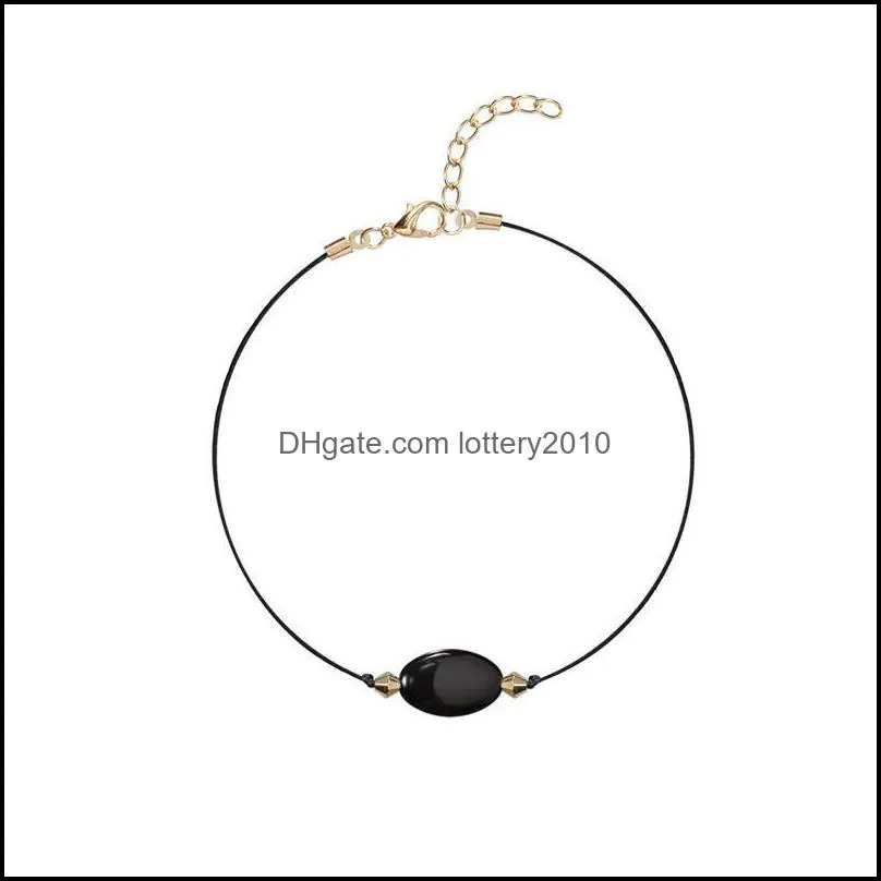 Link, Chain Modyle 30 Styles Mix Map Heart Geometric Charm Bracelets Set Boho Black Stone Bangles For Woman