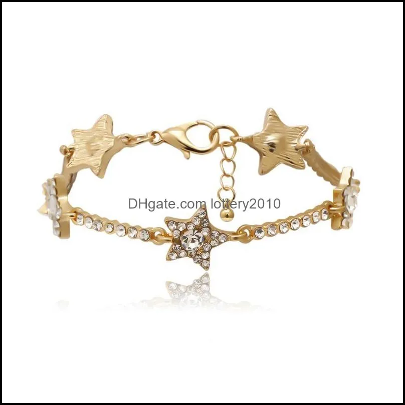 Charm Bracelet Bransoletka Damska Sewing Scissors Snake Universe Wish Womens Bracelets Jewelry Star Link, Chain