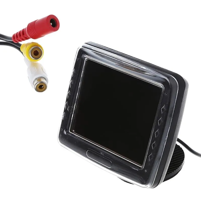 Câmeras traseiras do carro Sensores de estacionamento N84F 3,5 polegadas TFT Monitor de tela LCD Backup de câmera reversa
