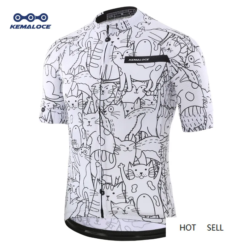 Respirant Unisexe Vélo Jersey Printemps Anti-Pilling Écologique Vélo Vêtements Top Route Équipe Vélo