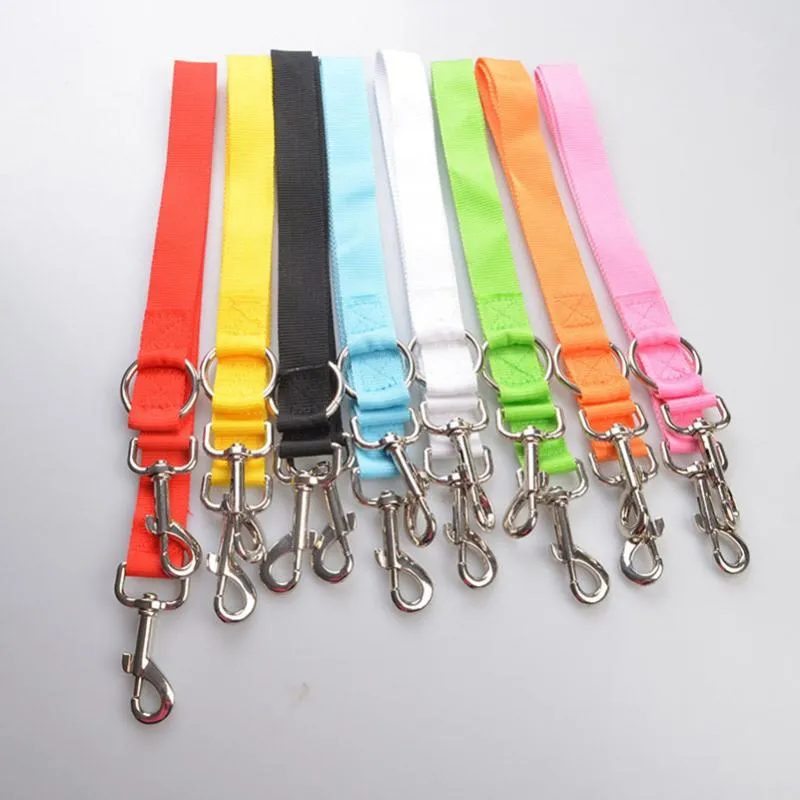 Dog Collars & Leashes Pet Products Anti-Missing Polyester Chain Double Leads Transaction Rope