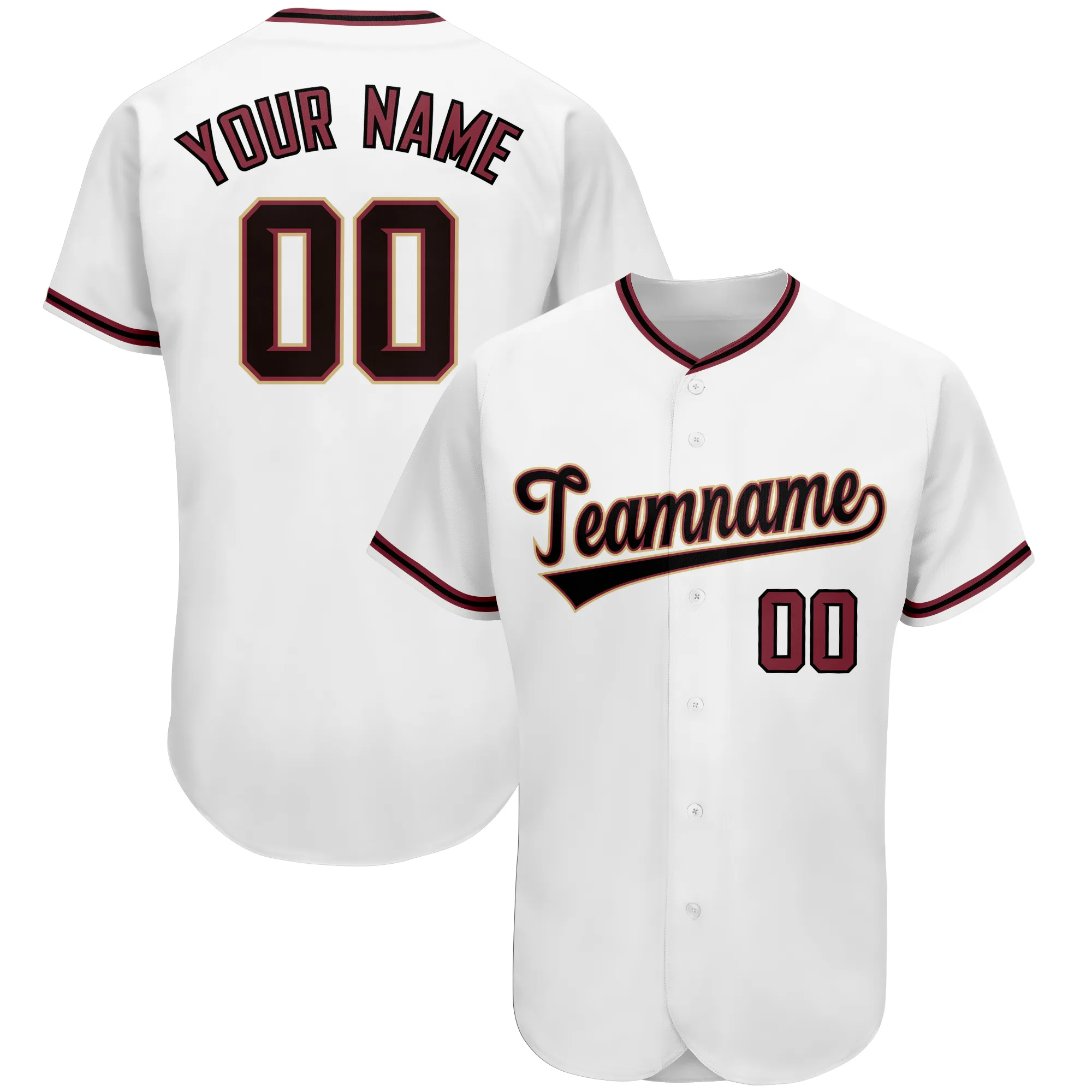 High Quality Custom Baseball Jersey Sublimation Printing Softball